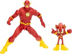 DC X Sonic Action Figure Multipack: Sonic as The Flash & The Flash – 2.5″ & 5″
