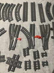 Lot Of 35 Thomas The Train Trackmaster 2013-2014-2017-2018 Dark Gray Tracks