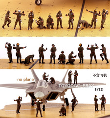 1/72 figures TANK 1:72 10PCS SOLDIERS aircraft carrier Airport logistics diorama
