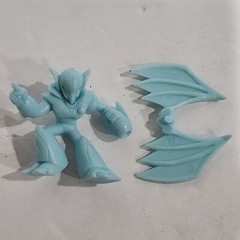 Mega Man Rockman 1.5″ Shade Man Light Blue Rubber Keshi Figure Bandai