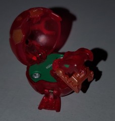 Bakugan Juggernoid Red Pyrus Translucent B1 Classic 400G Battle Brawler