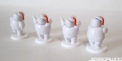 1.5″ mini figure Stay Puft Marshmallow Man Ghostbusters Afterlife movie toys