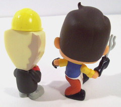 Phat Mojo Awfully Adorable Frenemies Figure Lot, Hard Hat Rod, Hello Neighbor