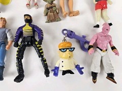 Large Lot Vintage 1990’s Action Figure Toys Dragonball Z Star Wars Power Rangers