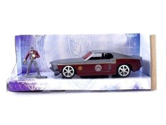 Marvel Guardians of The Galaxy 1:32 1969 Ford Mustang Die-Cast Car & 1.65″…