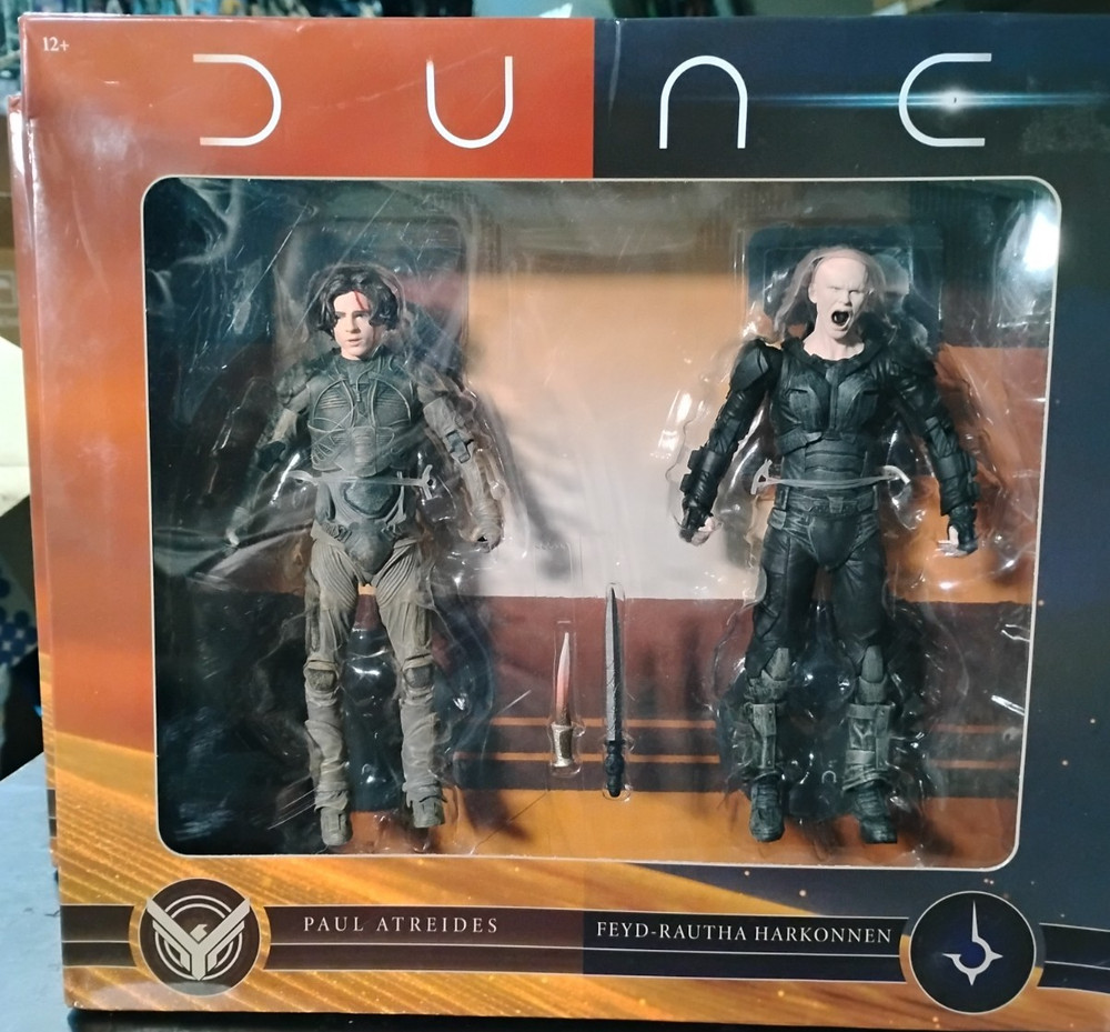 McFarlane Dune Part Two Paul Atreides vs Feyd-Rautha Harkonnen 7″ Figure 2-Pack
