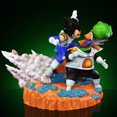 21Cm/8.26In Dragon Ball Z Vegeta Vs Guldo Ginyu Force Anime Figure Statue PVC