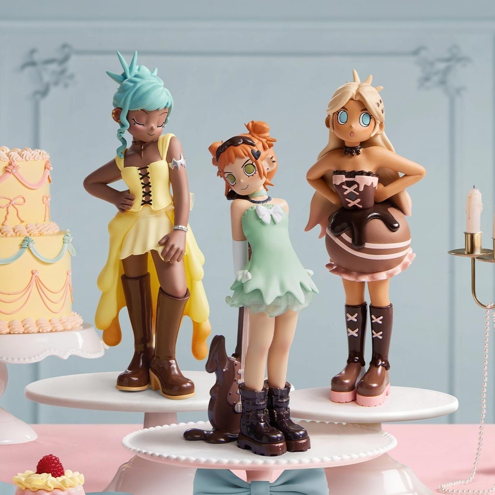 Pop Mart Peach Riot À La Mode Figures Series Full Set Of 3 PCS NWT