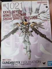 BANDAI SPIRITS METAL COMPOSITE Wing Gundam Snow White Prelude Gundam W