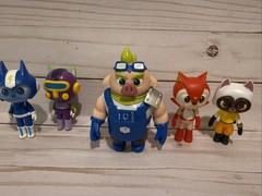 Mini Force V-Rangers Figure 5 Action Figures