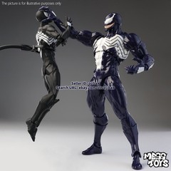 In Stock Mess Toys Venom Lethal Neighbor 1/12 Spider-Man Symbiote Action Figure