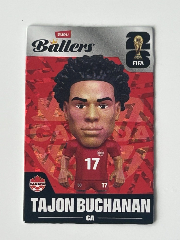 Zuru FIFA World Cup Soccer Ballers Tajon Buchanan Canada Brand New Fast Shipping