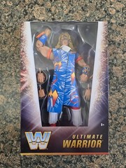 WWE Ringside Exclusive Elite Wrestlemania Ultimate Warrior Brand New Sealed…