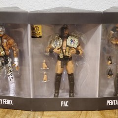AEW Vault DEATH TRIANGLE RAY FENIX PAC PENTA Exclusive Action Figure 3 Pack WWE