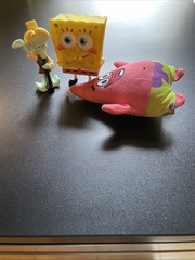 Nickelodeon SpongeBob SquarePants Squidward & Patrick Lot of 3 Figures