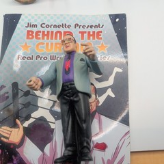 WWE WWF Jim Cornette 1998 Jakks Action Figure & Graphic Novel Starter Lot