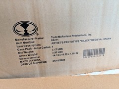 McFarlane Original Medieval Spawn Remastered – Silver Figure – Kickstarter NEW!