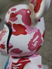 Bape x Mika Ninagawa 400% and 100% Red Set Bearbrick