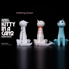 UNDERVERSE UV POPBOT Presents Ashley Wood KITTY IN A CAN Single Blind Box H10CM