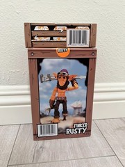 NIB Lone Coconut Plunderlong Tinker Rusty & Matching Orange Hatchling Crate