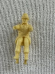 Hard Plastic/ Resin Fireman Driver Figure 2”