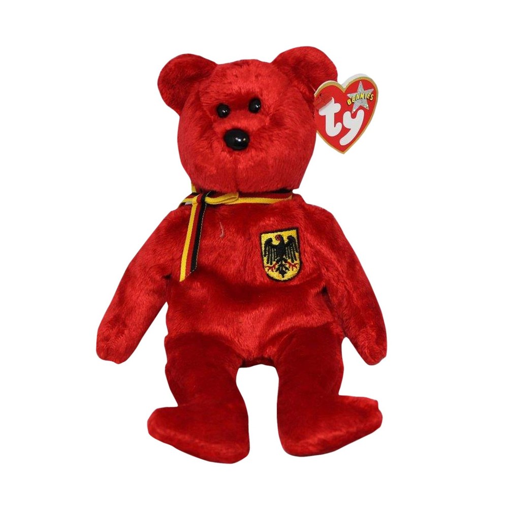Ty Beanie Baby – GRAF VON Rot The Bear Germany Exclusive