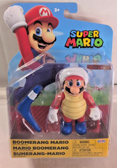 Jakks Pacific Super Mario BOOMERANG MARIO 4” Figure World Of Nintendo Brand New