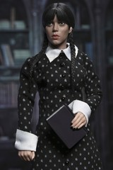 Wednesday Adams 8” Clothed Action Figure Classic Dress NECA 24001