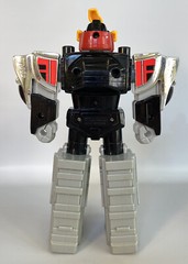 Power Rangers Time Force Shadow Force Red Megazord Zord 8” Figure AS-IS Broken