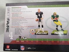 Mcfarlane NFL Brett Favre Chase CL Through The Years 4 Pack Packers, Variant Lot