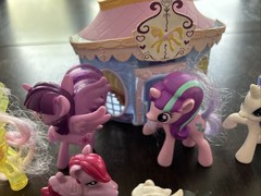 MY LITTLE PONY MLP Mixed LOT VARIOUS SIZES Friendship G4 Large Lot + Library