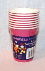 NEW IN PACKAGE 2006 GARFIELD 9OZ HOT /COLD 8- CUPS PAPER