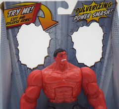 Red Hulk Rage Marvel Avengers Mighty Battlers 6″ Figure Pulverizing Power Smash
