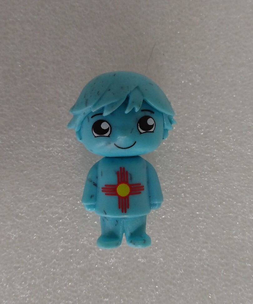 Ryan’s World Road Trip New Mexico Shirt 2″ All Blue Action Figure Toy RTR-PW