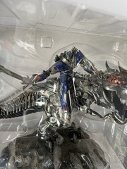 Transformers Age of Extinction Grimlock Optimus Prime Statue2014 Only