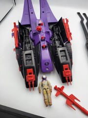 Vintage GI Joe Cobra Mamba 99% Complete 1987 Hasbro Vehicle Gyro Viper Figure