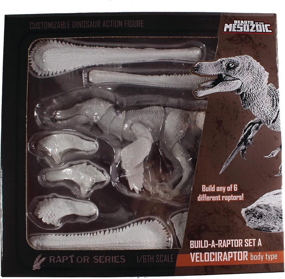 Beasts of the Mesozoic: Velociraptor Build-a-Raptor 1:18 Scale Figure Set A
