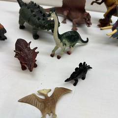 Lot Of 10Misc sizes Plastic Dinosaurs. Varies Types Excellent Vintage 2000s
