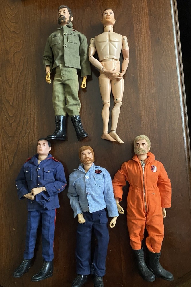 Vintage Gi Joe Figures lot of 5