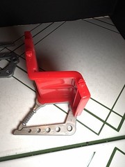 1986 Mattel BraveStarr Fort Kerium Chair Red Throne Parts Weapons Lot