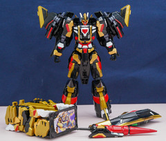 Metal Cardbot W NightGriffon Jet Aircraft Transformer Robot Korean Toy