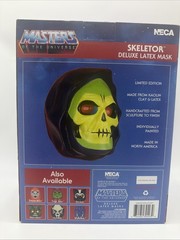 NECA SKELETOR Deluxe Latex Mask MOTU Halloween NEU Masters of the Universe
