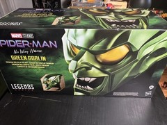 Marvel Legends Spider-Man No Way Home Green Goblin Premium Role Play Helmet Mask