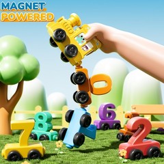 Magnet Number Train Set for Toddlers 3-4 Years Old – Counting , Color Sorting…