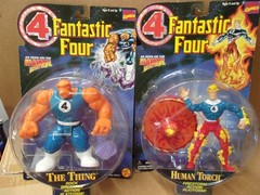 fantastic four silver surfer 21 action figures lot Marvel comics toy biz 90s