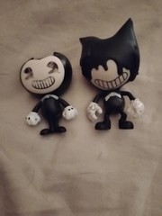 Bendy and the Ink Machine Bendy Phatmojo Meatly Games Mini Figures Lot Of 2