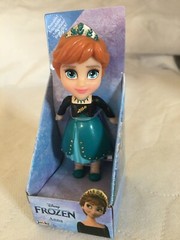 New Disney Frozen 2 Anna Poseable Mini Doll Miniature 3.5″ Figure Queen