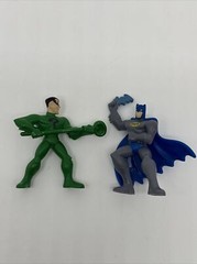 The Riddler & Batman Figures 2011 McDonalds Happy Meal Toy DC Comics 3.5 In …22
