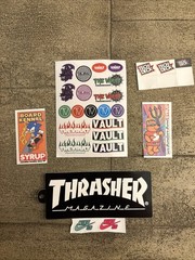Tech Deck Sticker Sheets & Thrasher Magazine & Nike Sb Sticker Sheet-pick ‘Em!