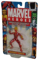 Marvel Heroes Human Torch (2005) Toy Biz Poseable 2.5 Inch Mini Figure
